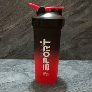 Sport Life Frosted Gradient Shaker Bottle- Black & Red (700Ml ) price in bd