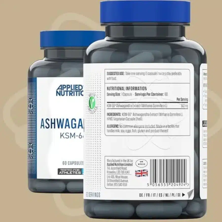 Applied Nutrition Ashwagandha KSM-66,(60 Capsules) price in Bangladesh