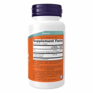 Now Supplements, Zinc Glycinate with 250 mg (120 Softgels) price in Bangladesh