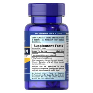 Puritans Pride Melatonin 3 Mg, (120 Tablets) price in Bangladesh