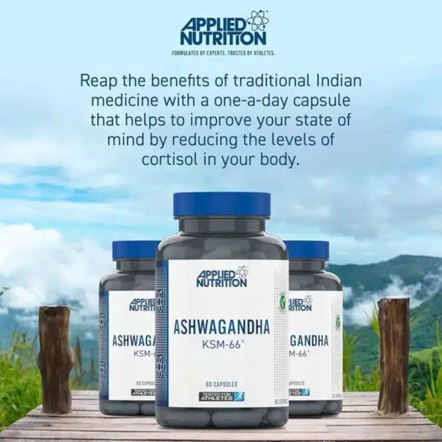 Applied Nutrition Ashwagandha KSM-66,(60 Capsules) price in Dhaka