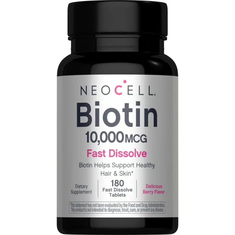  NeoCell Biotin 10000 Mcg Fast Dissolve for Healthy Hair & Skin (180 Tablets) price in Bd