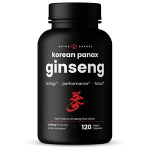 NutraChamps Korean Red Panax Ginseng(120 Capsules) Price in Bd