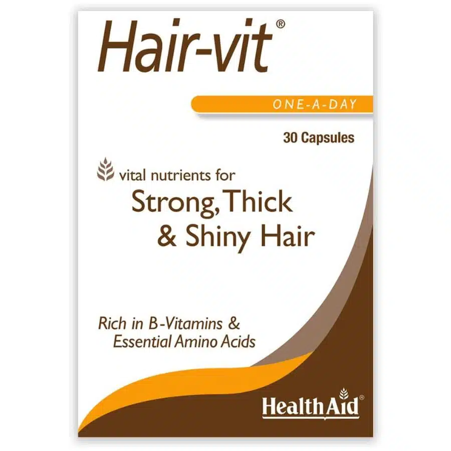 HealthAid Hair-Vit Strong Thick And Shiny Hair (30 Capsules) Price in Bd