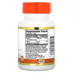 21st Century Vitamin C 1000 mg (60 Tablets)
