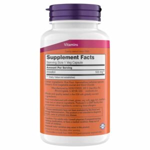 Now Foods Inositol 500 mg Cellular Health*(100 Veg Capsules) price in Bangladesh