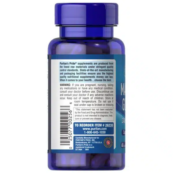 Puritan's Pride Magnesium Glycinate 240 mg(60 Capsules) Price in Bangladesh