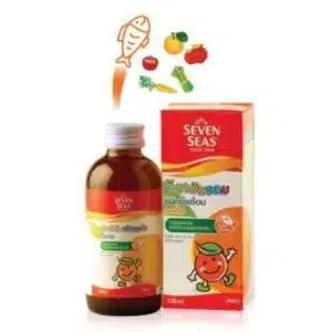 Seven Seas Orange Flavour Multi-Vitamin Syrup with Cod Liver Oil (120ml)