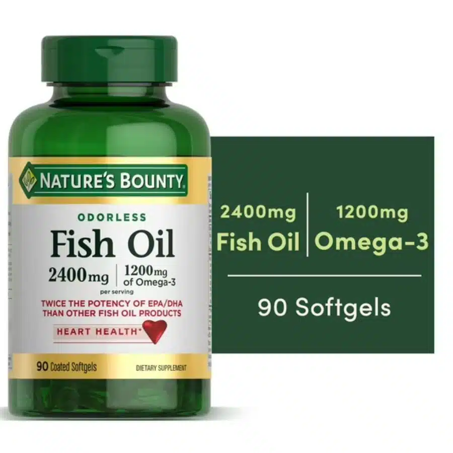 Nature's Bounty Odorless Fish Oil, 1200mg Omega-3(90 Softgels) price in bd