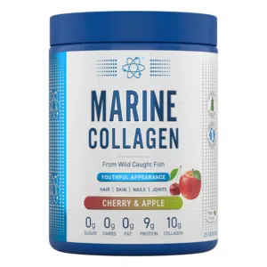 Applied Nutrition Marine Collagen Powder – Hydrolysed Collagen Protein | Healthy Skin, Hair, Nails (300g – 25 Servings)