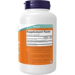 Now Supplements, Magnesium Glycinate with BioPerine (180 Veg Capsules)
