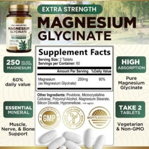 Nature's Nutrition Magnesium Glycinate 500mg Tablets price in Bangladesh