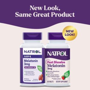 Natrol 3mg Fast Dissolve Melatonin Strawberry Flavor (90 Tablets ) Price in Bangladesh