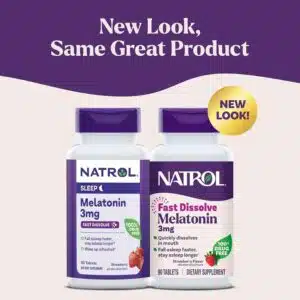 Natrol 3mg Fast Dissolve Melatonin Strawberry Flavor (90 Tablets )