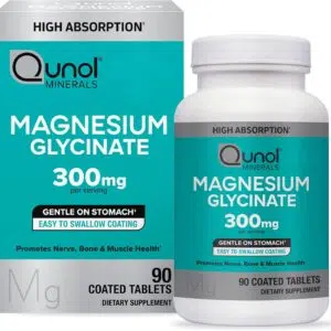 Qunol Magnesium Glycinate 300mg, 100% Glycinate Chelated Magnesium Supplement, (90 Tablets) Price in Bd