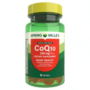 Spring Valley Rapid-Release CoQ10 Dietary Supplement | 100 mg | 30 Count