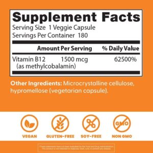 Doctor's Best Fully Active B12 1500 mcg 60 Veggie Caps price in Bangladesh