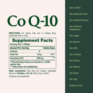 Nature's Bounty CoQ10 200mg 80 Rapid Release Softgels price in Bangladesh
