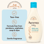 aveeno baby daily care hair & body wash 400 ml