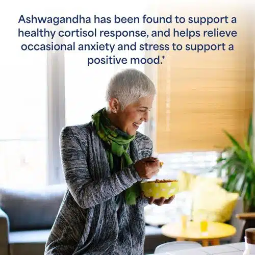 Puritan's Pride Ashwagandha KSM-66 Occasional Stress Support, 450mg (60 Capsules)