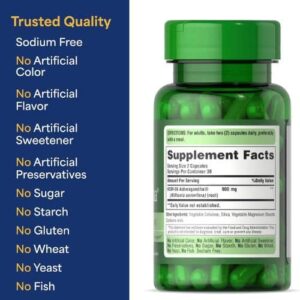 Puritan's Pride Ashwagandha KSM-66 Occasional Stress Support, 450mg (60 Capsules) price in Dhaka