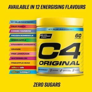 C4 Original Beta Alanine Sports Nutrition Bulk Pre Workout Powder (60 Servings) price in Bangladesh